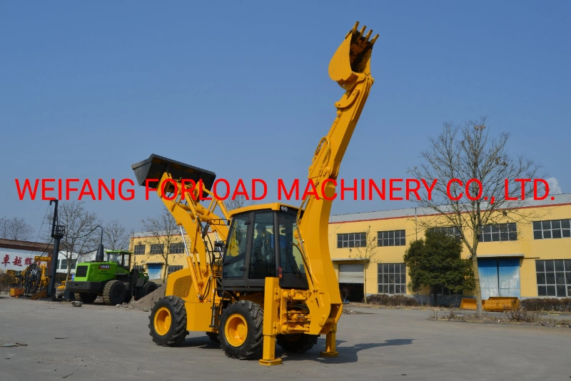 Forload Used SD LG Tlb, Mini Backhoe Loader with Excavator Bucket, Crawler Excavator for Sale