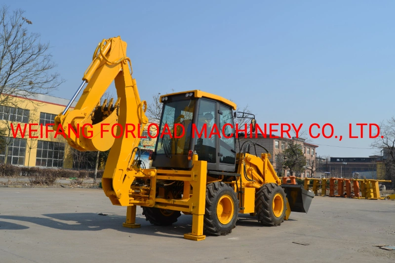 Forload Used SD LG Tlb, Mini Backhoe Loader with Excavator Bucket, Crawler Excavator for Sale