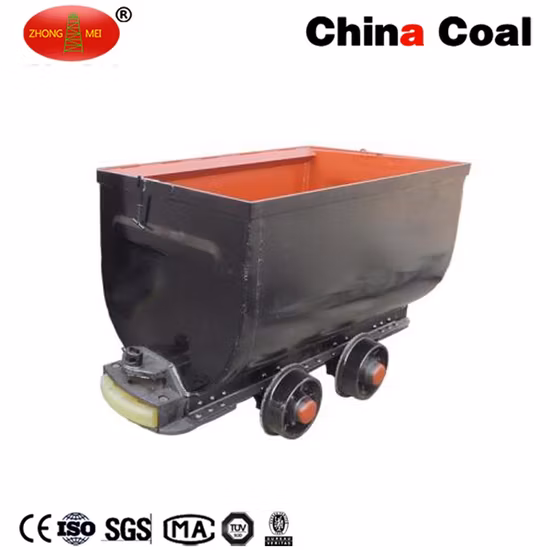 Untertage-LKW, elektrischer Minenwagen, Bergbau-Schienen-Flachwagen, anwendbar für den Transport kleiner Tonnagen